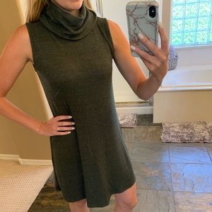 Michael Stars- Sleeveless turtleneck Sweater Dress